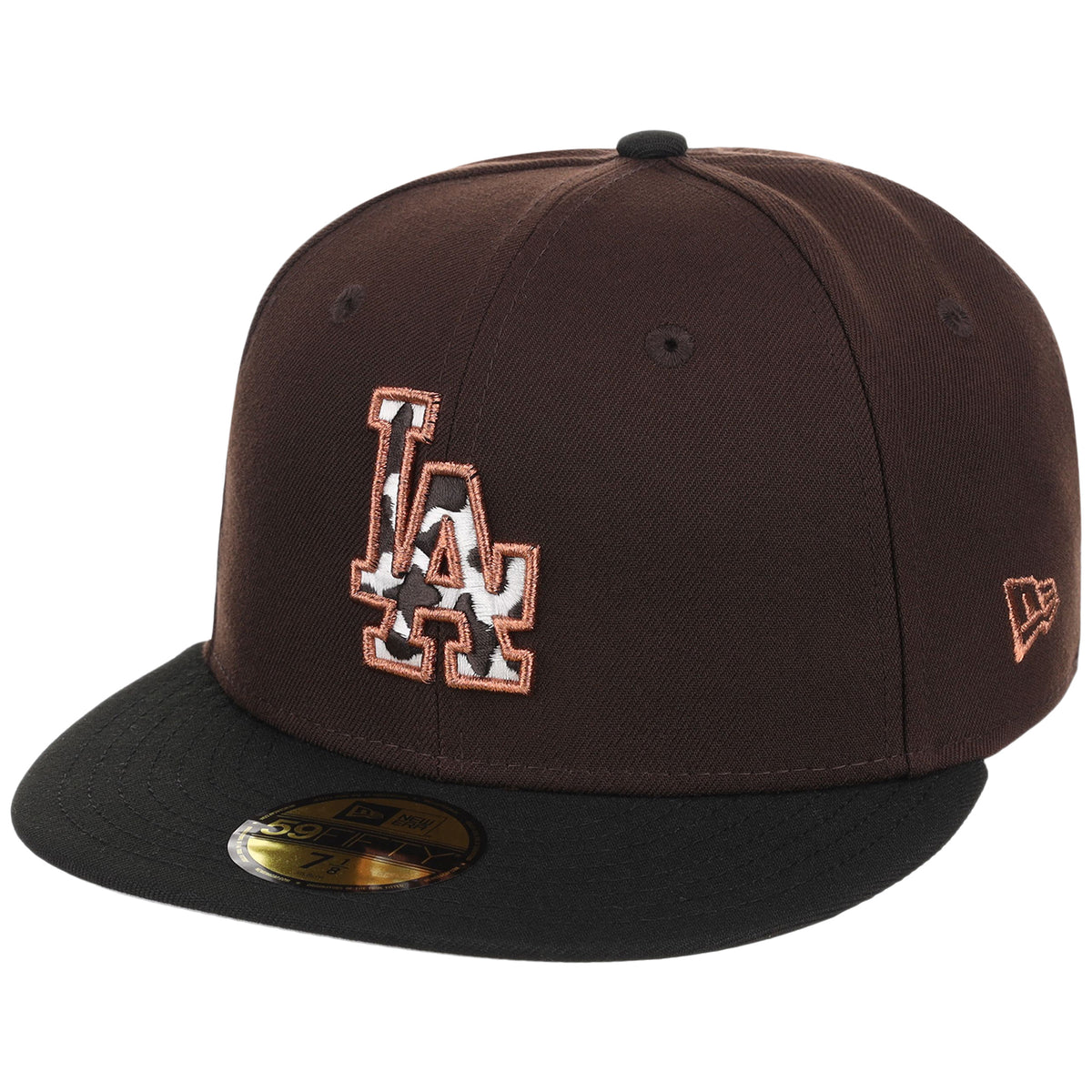 Los Angeles Dodgers Cow Fill (Dark Brown/Black) Lids HD LA Pack