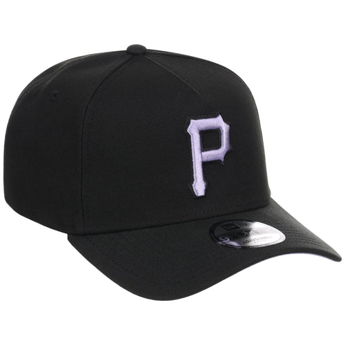 Pittsburgh Pirates MLB Black x Lavender FASHION CORE New Era 9FORTY A-Frame