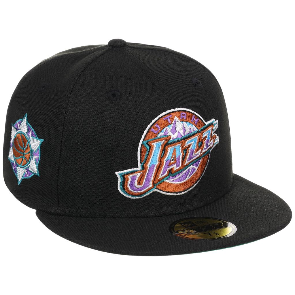 Utah Jazz NBA Black Dome New Era 59FIFTY