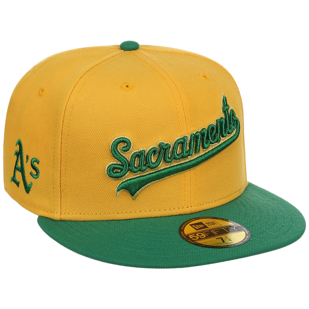 Oakland Athletics Variety New Era 59FIFTY (Yellow/Green)