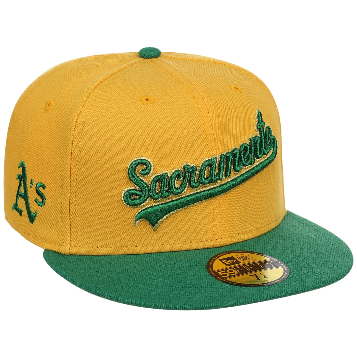 Oakland Athletics Variety New Era 59FIFTY (Yellow/Green)
