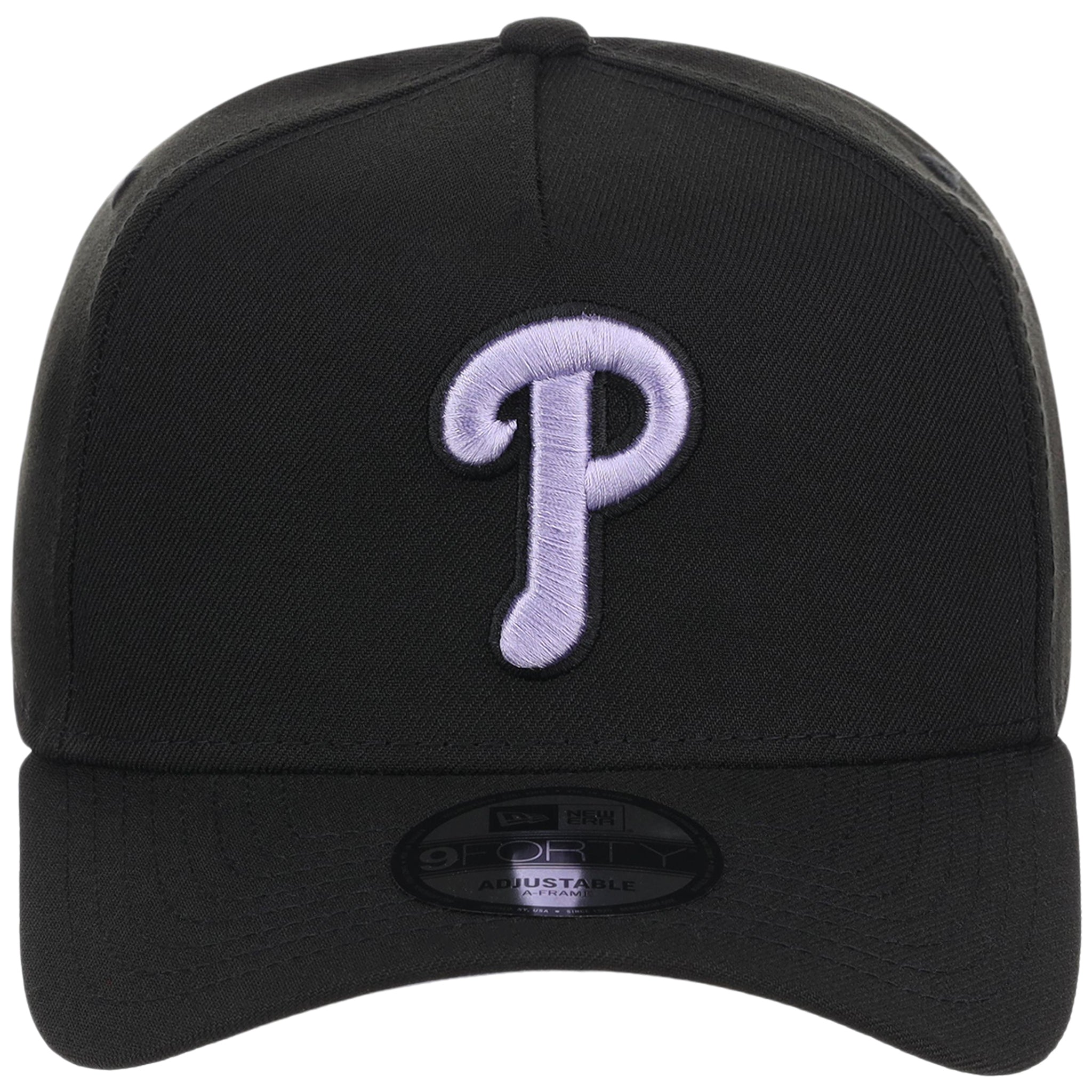 Philadelphia Phillies MLB Black x Lavender FASHION CORE New Era 9FORTY A-Frame