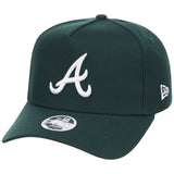 Atlanta Braves Women's New Era 9FORTY Dark Green A-Frame