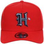 Houston Texans 'H' (Red/Red) Houston Crown the City New Era 9FORTY A-Frame