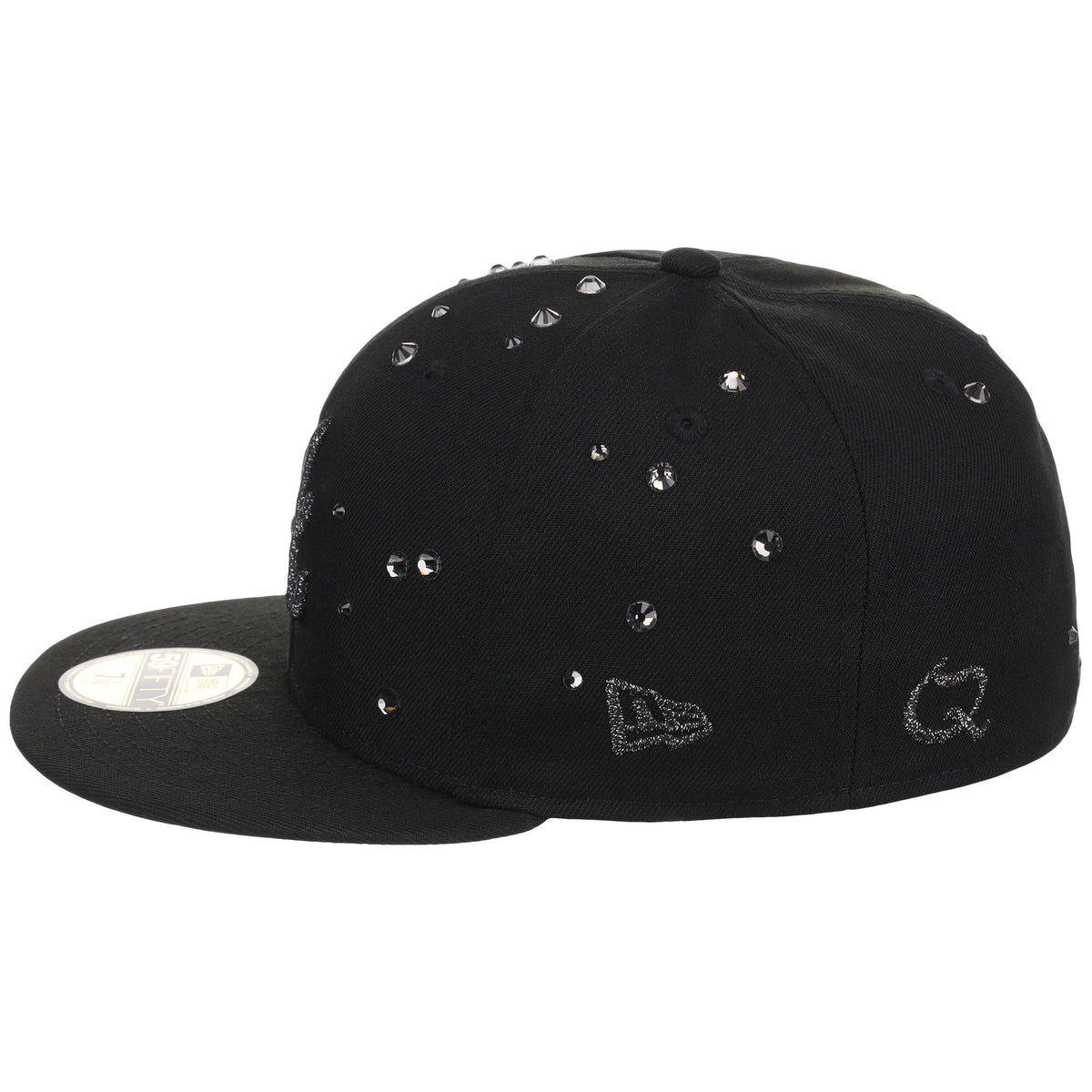 Atlanta Braves Quavo Georgia Pack Collection - New Era 59FIFTY "Iced Out" (Black/Black)