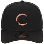 Chicago Cubs MLB Black x Rust FASHION CORE New Era 9FORTY A-Frame
