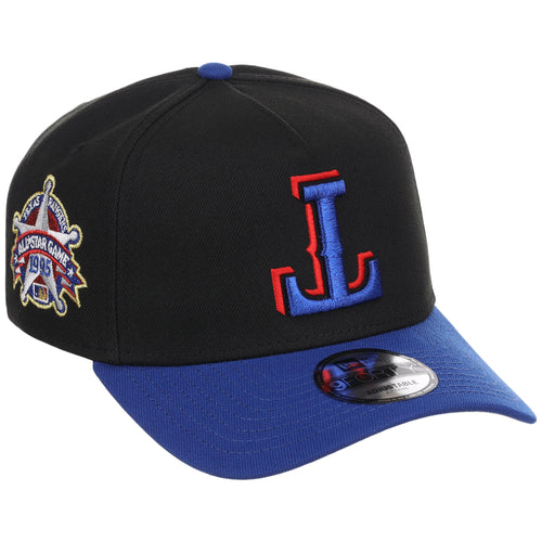 Texas Rangers MLB Flipmode 2.0 New Era 9FORTY A-Frame (Black/Royal/Gray)