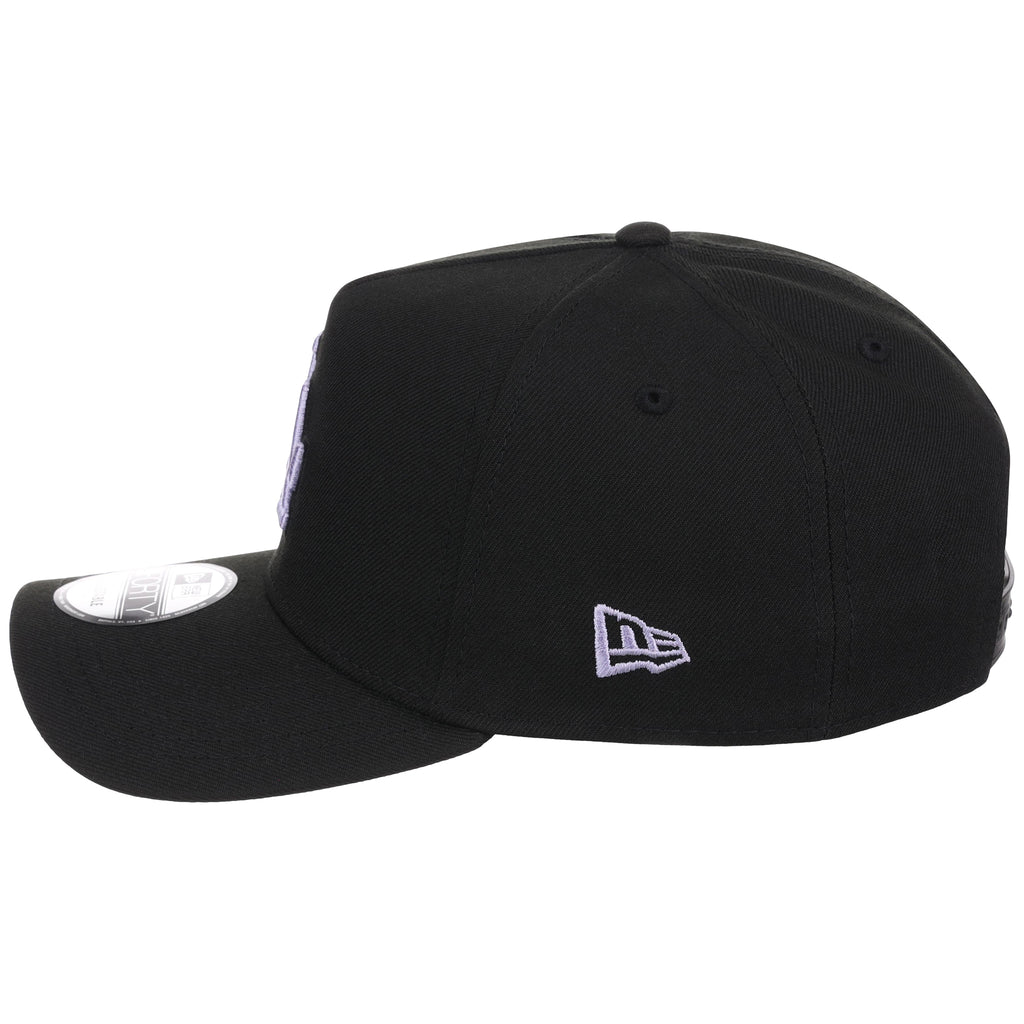 Los Angeles Dodgers MLB Black x Lavender FASHION CORE New Era 9FORTY A-Frame