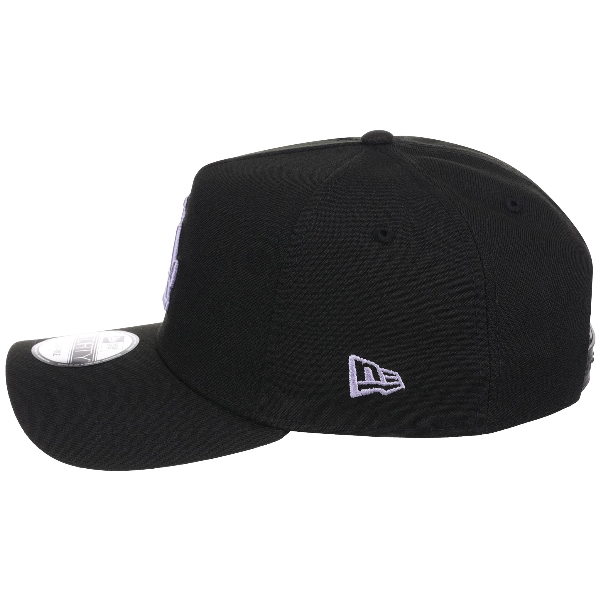 Los Angeles Dodgers MLB Black x Lavender FASHION CORE New Era 9FORTY A-Frame