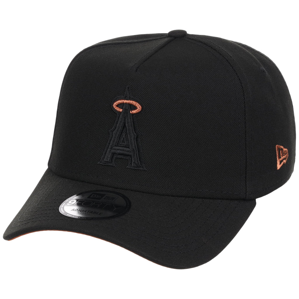 Anaheim Angels MLB Black x Rust FASHION CORE New Era 9FORTY A-Frame