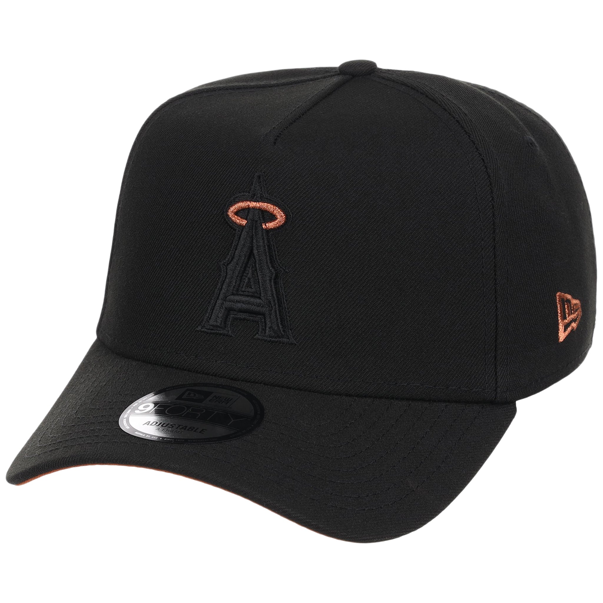 Anaheim Angels MLB Black x Rust FASHION CORE New Era 9FORTY A-Frame