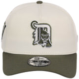 Detroit Tigers MLB Chrome Olive New Era 9FORTY