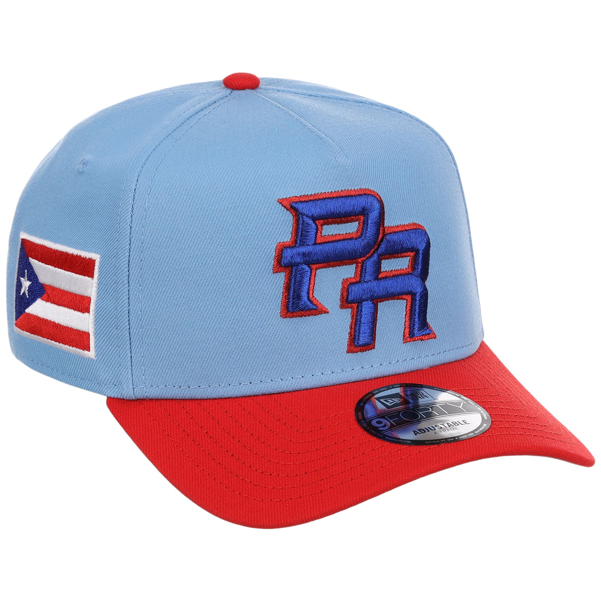 Puerto Rico Crown the Country New Era 9FORTY (Sky/Red)