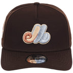 Montreal Expos MLB Frosted Bark New Era 9FORTY A-Frame
