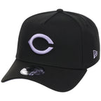 Cincinnati Reds MLB Black x Lavender FASHION CORE New Era 9FORTY A-Frame