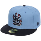 St. Louis Cardinals MLB Playing with Fire New Era 59FIFTY (Sky/Navy)