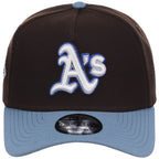Oakland Athletics MLB Driftwood Fade New Era 9FORTY A-Frame