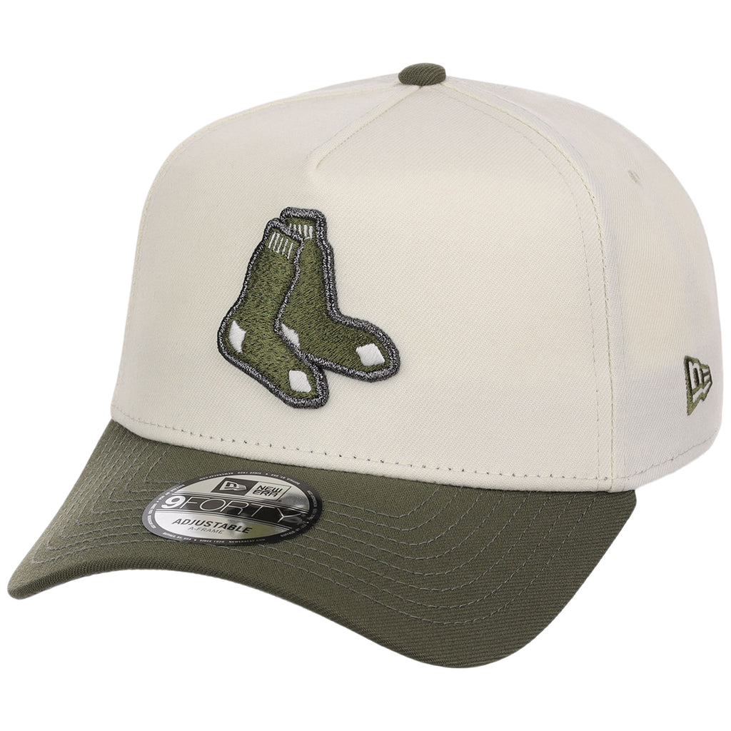 Boston Red Sox MLB Chrome Olive New Era 9FORTY