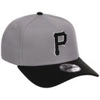 Pittsburgh Pirates MLB Gray x Black FASHION CORE New Era 9FORTY A-Frame