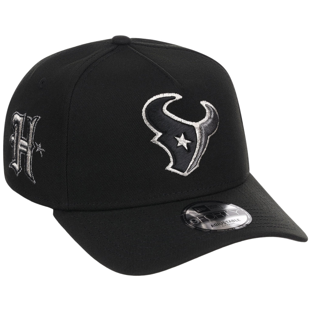 Houston Texans NFL Liquid Titanium New Era 9FORTY