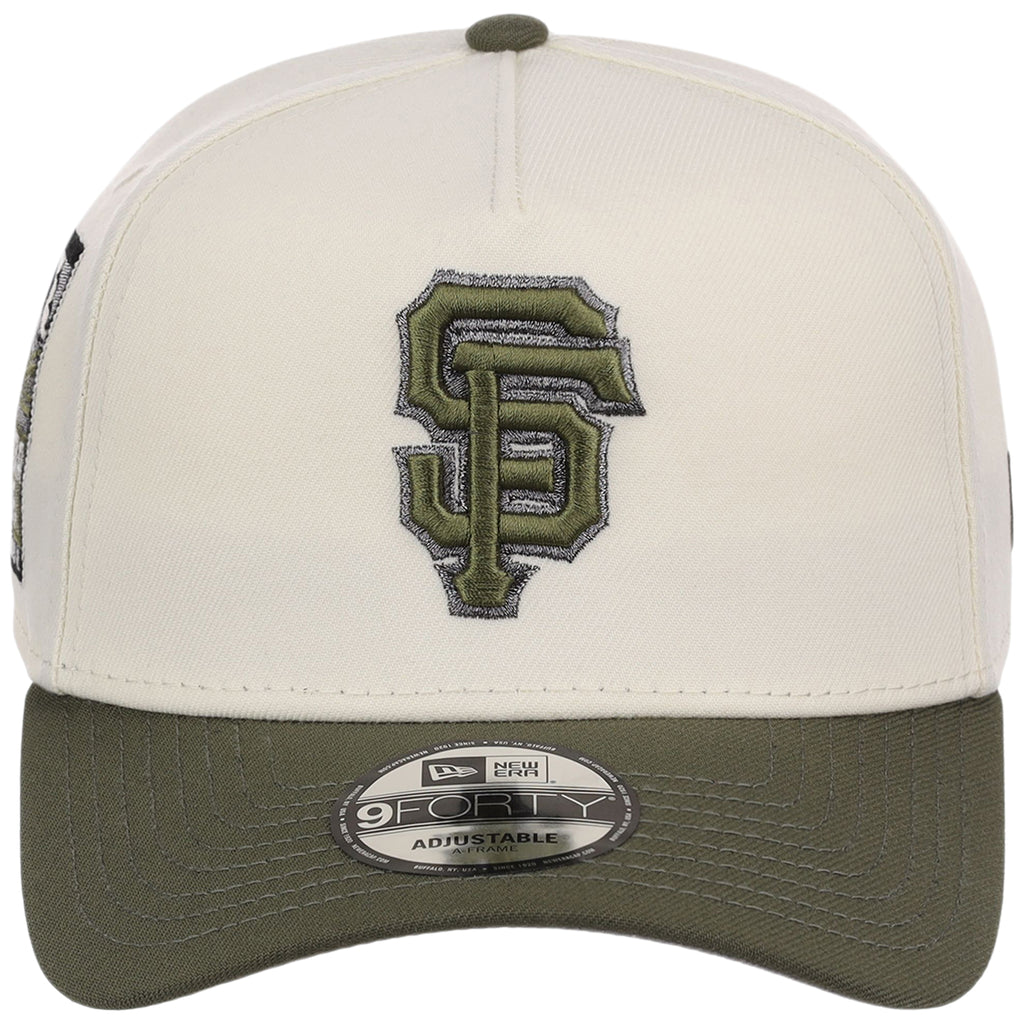 San Francisco Giants MLB Chrome Olive New Era 9FORTY