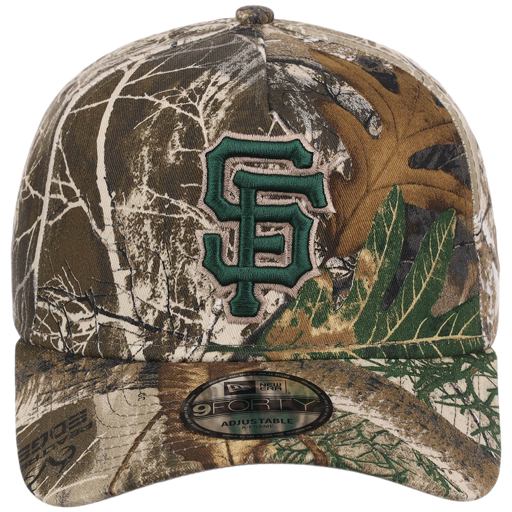 San Francisco Giants MLB Realtree FASHION CORE New Era 9FORTY A-Frame