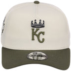 Kansas City Royals MLB Chrome Olive New Era 9FORTY