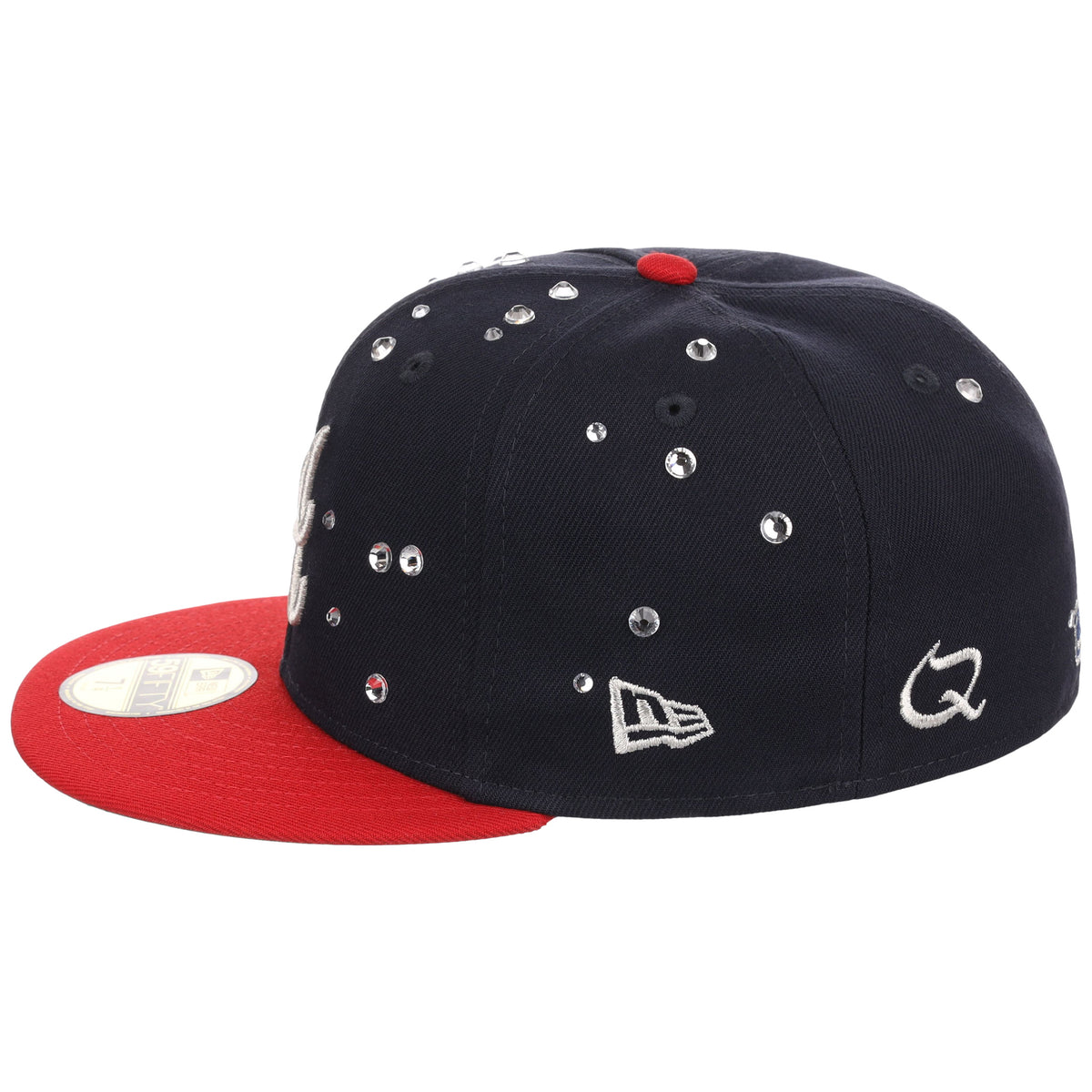 Atlanta Braves Quavo Georgia Pack Collection - New Era 59FIFTY "Iced Out" (Navy/Red)