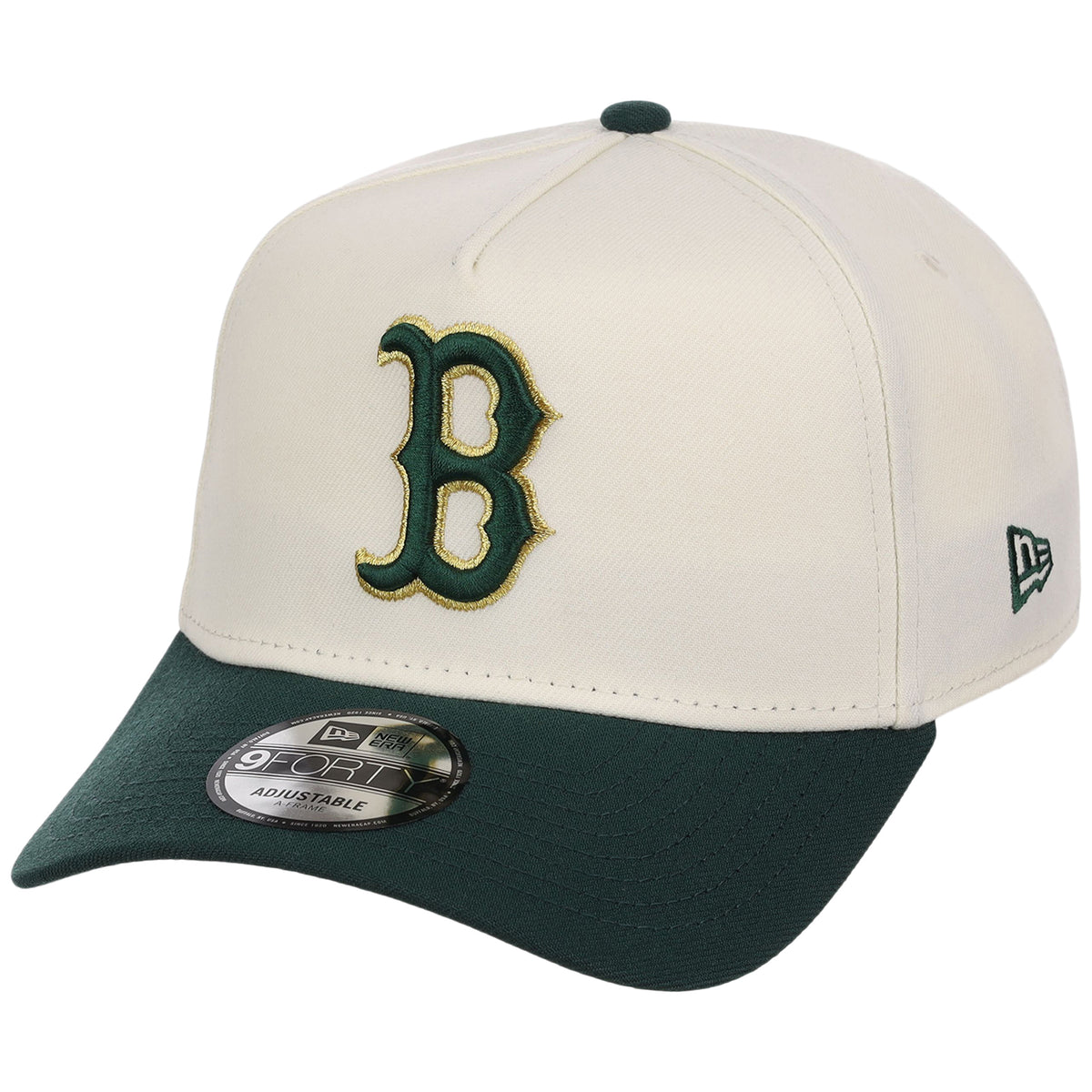 Boston Red Sox MLB Chrome x Dark Green FASHION CORE New Era 9FORTY A-Frame
