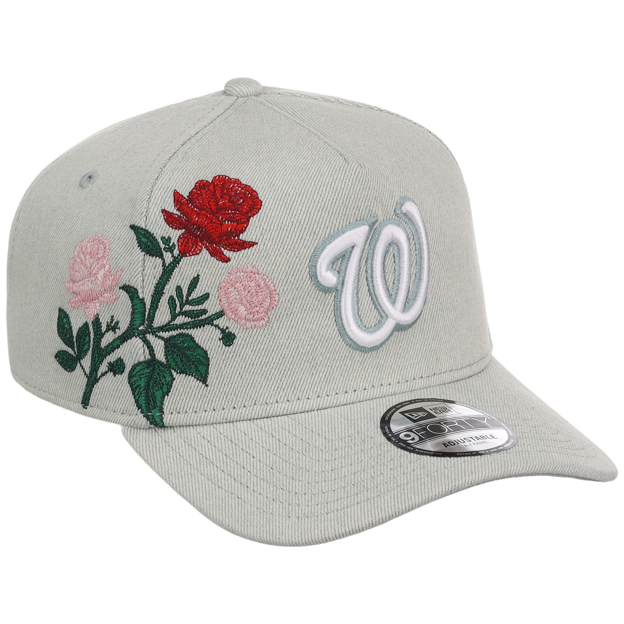 Washington Nationals MLB Denim Flower New Era 9FORTY