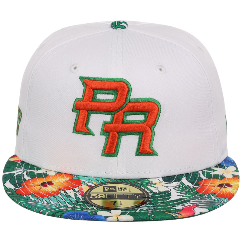 Puerto Rico Crown the Country New Era 59FIFTY (White/Floral