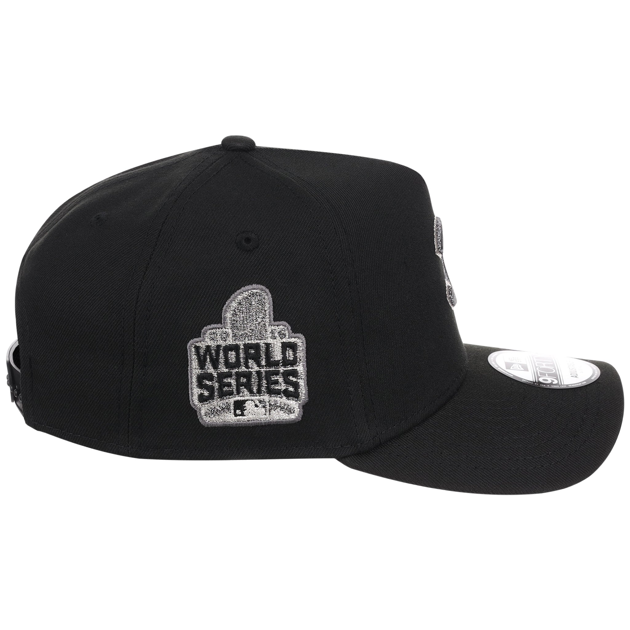 Chicago Cubs MLB Flipmode 2.0 Liquid Titanium New Era 9FORTY A-Frame (Black/Black/Gray)