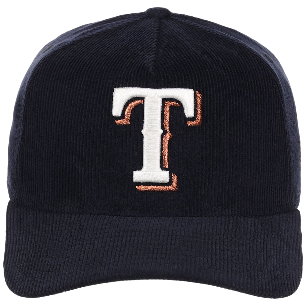 Texas Rangers MLB Navy Cord FASHION CORE New Era 9FORTY A-Frame