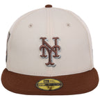 New York Mets MLB Auburn Cream New Era 59FIFTY