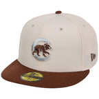 Chicago Cubs MLB Auburn Cream New Era 59FIFTY