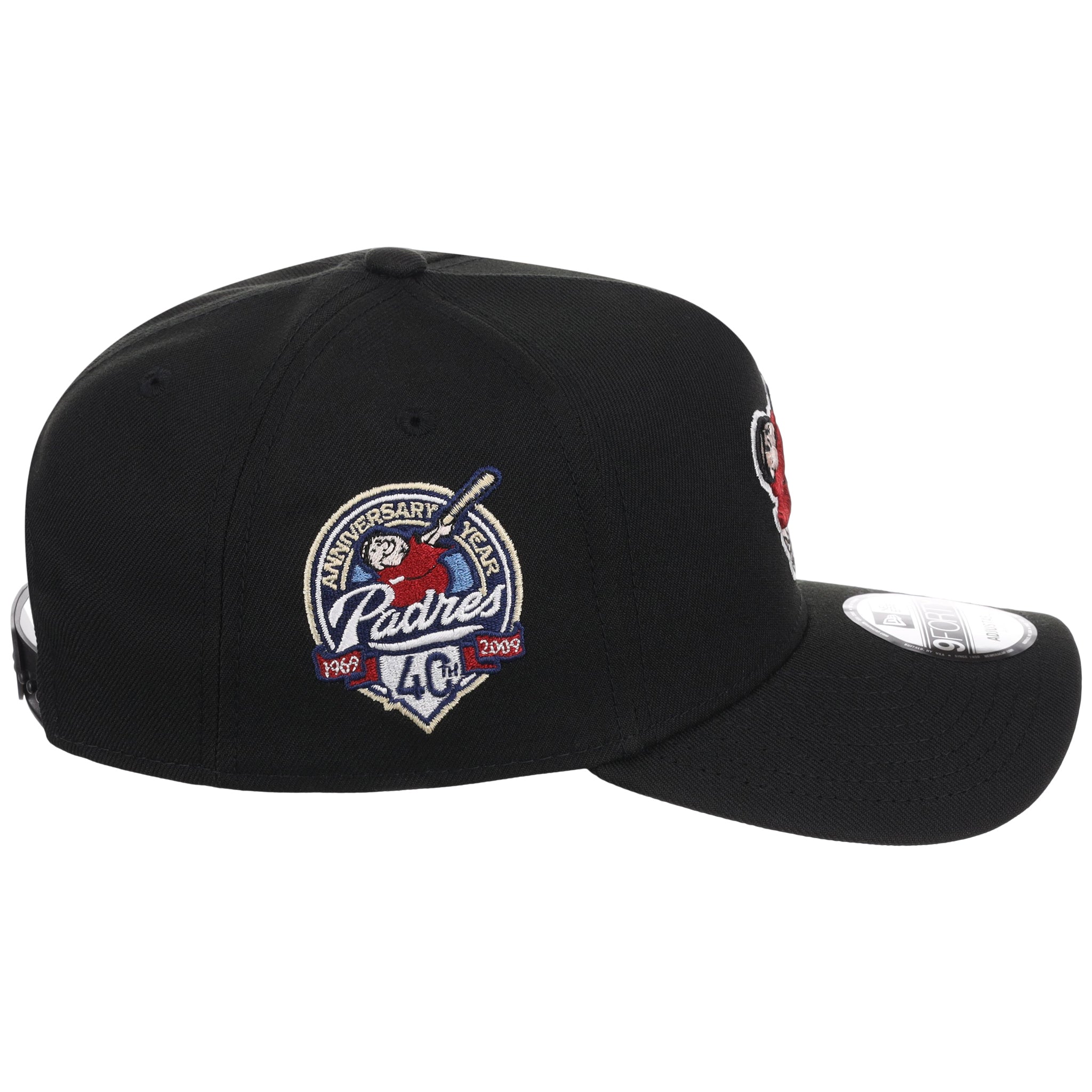 San Diego Padres MLB Black Dome New Era 9FORTY A-Frame
