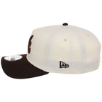Atlanta Braves MLB Chrome x Burnt Wood FASHION CORE New Era 9FORTY A-Frame