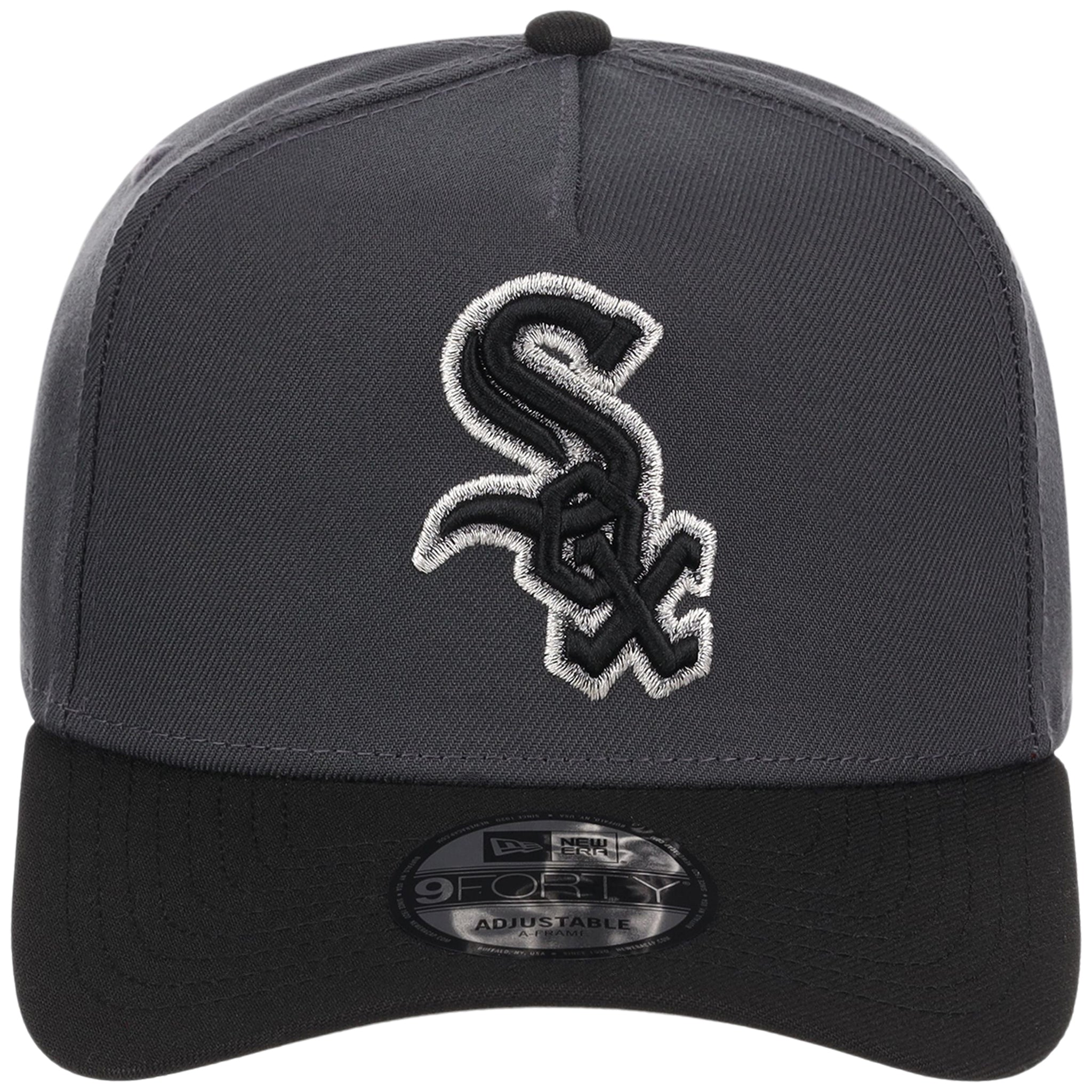 Chicago White Sox MLB Graphite x Black FASHION CORE New Era 9FORTY A-Frame