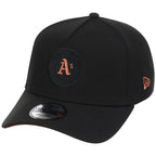 Oakland Athletics MLB Black x Rust FASHION CORE New Era 9FORTY A-Frame
