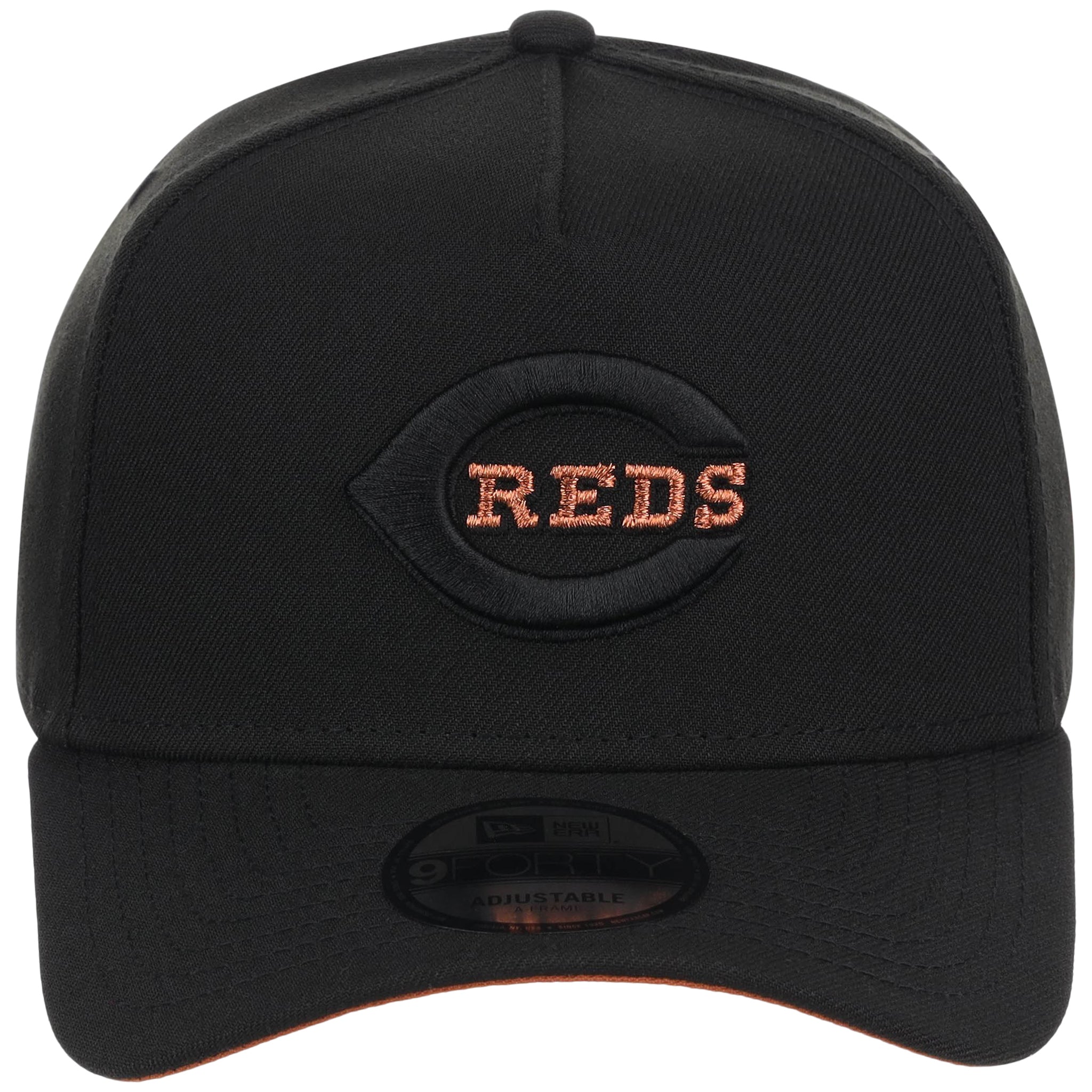 Cincinnati Reds MLB Black x Rust FASHION CORE New Era 9FORTY A-Frame