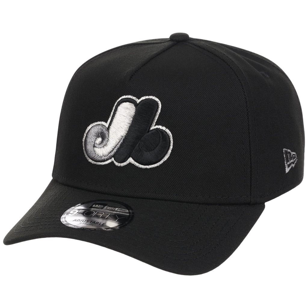 Montreal Expos MLB Liquid Titanium New Era 9FORTY A-Frame