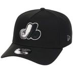 Montreal Expos MLB Liquid Titanium New Era 9FORTY A-Frame