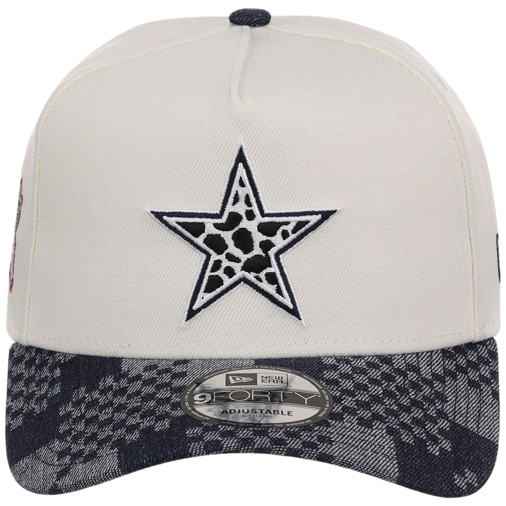 Dallas Cowboys Chrome Denim Dallas Starhide New Era 9FORTY A-Frame