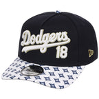Los Angeles Dodgers Pacific Canvas New Era 9FORTY (Dark Royal/Multi)
