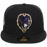 Baltimore Ravens NFL Black Dome New Era 59FIFTY