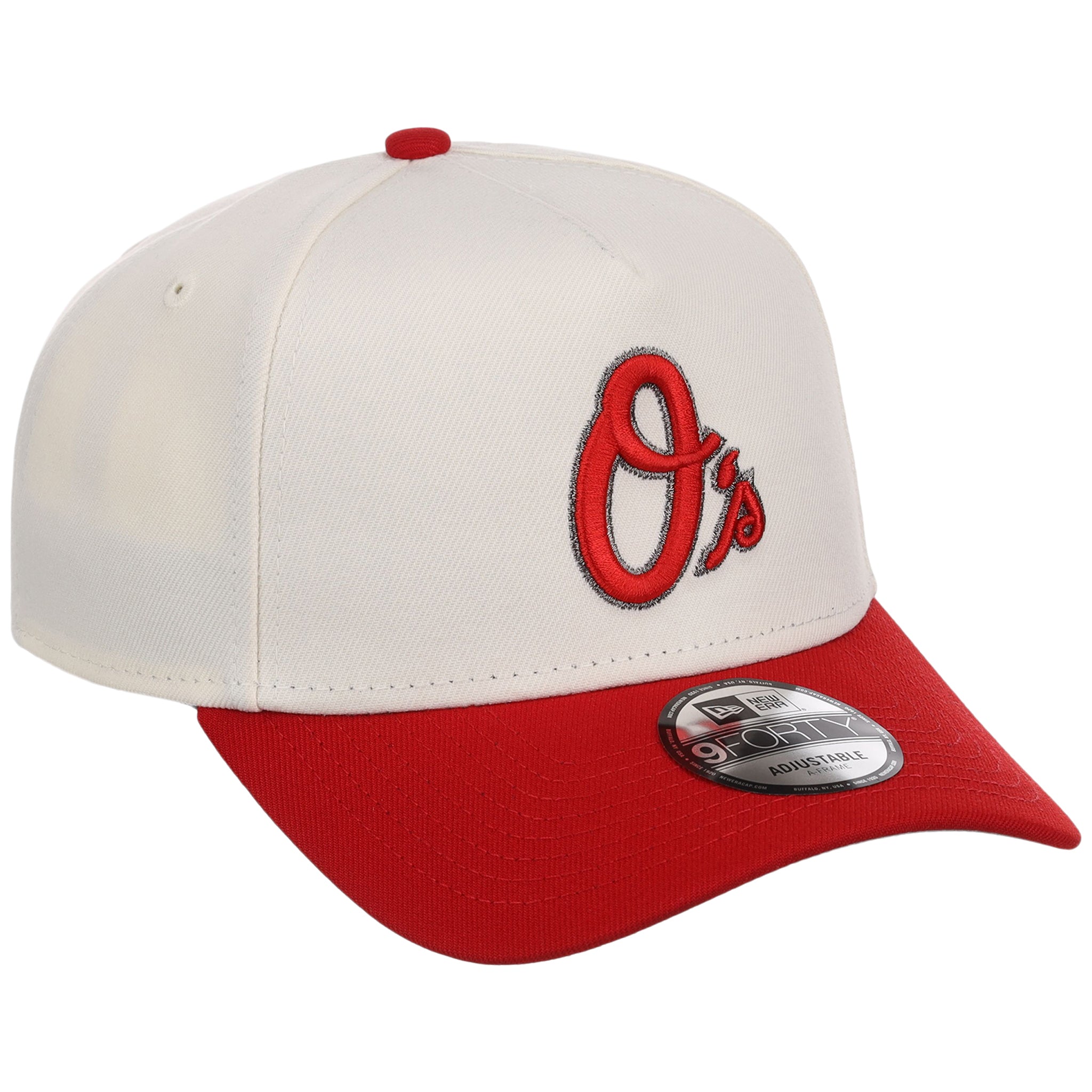Baltimore Orioles MLB Chrome x Red FASHION CORE New Era 9FORTY A-Frame