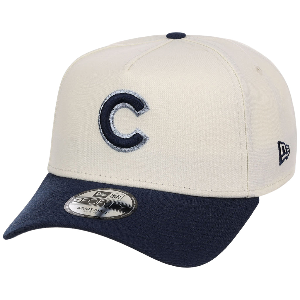 Chicago Cubs MLB Chrome x Navy FASHION CORE New Era 9FORTY A-Frame