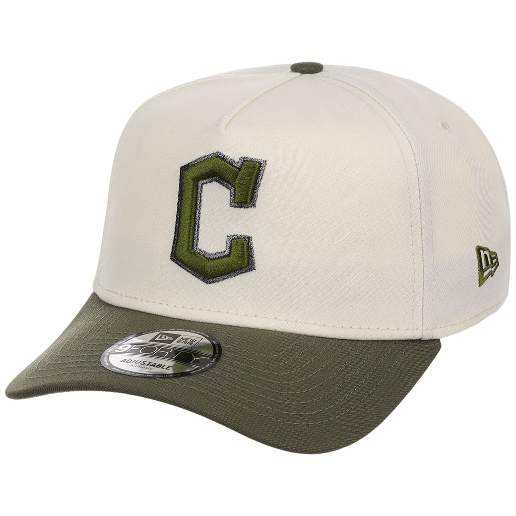 Cleveland Guardians MLB Chrome Olive New Era 9FORTY
