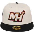 Miami Heat NBA Chrome OTC New Era 59FIFTY (Chrome/Black)
