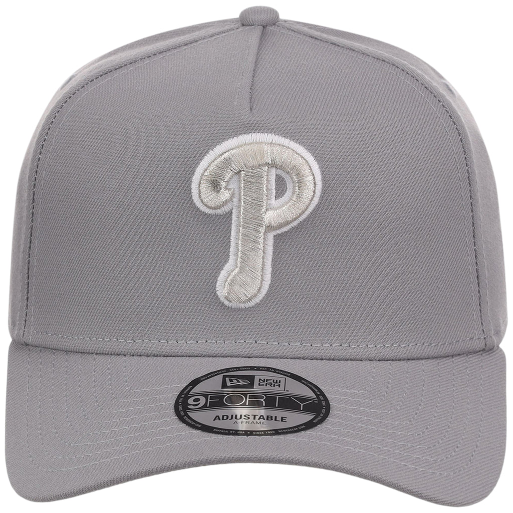 Philadelphia Phillies MLB Gray x White FASHION CORE New Era 9FORTY A-Frame